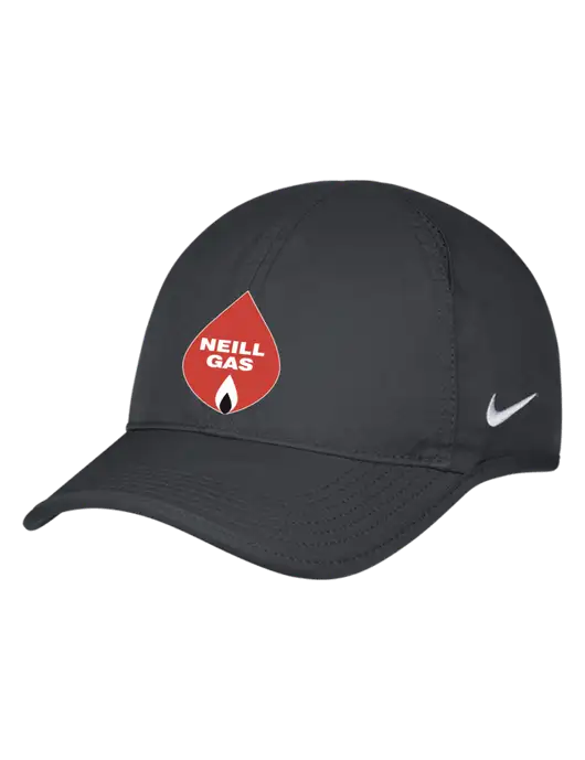 Nike Charcoal Featherlight Cap w/Neill Gas Logo