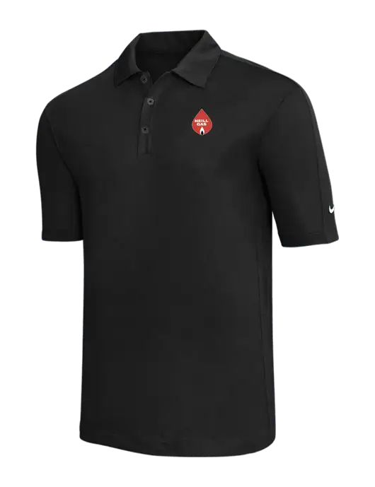 Nike Black Tech Sport Dri-FIT Polo w/Neill Gas Logo