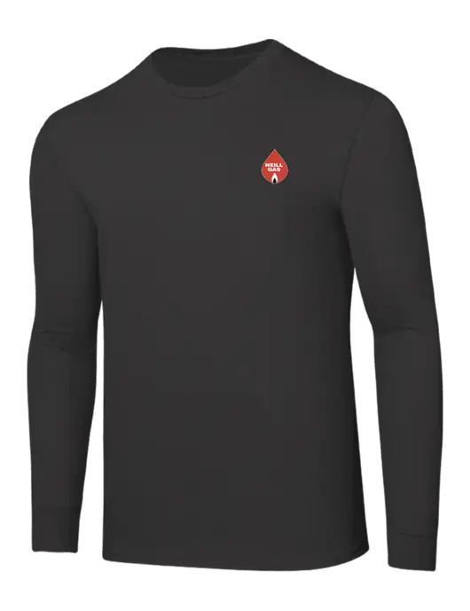 Core Blend Charcoal Grey Long Sleeve Tee w/Neill Gas Logo