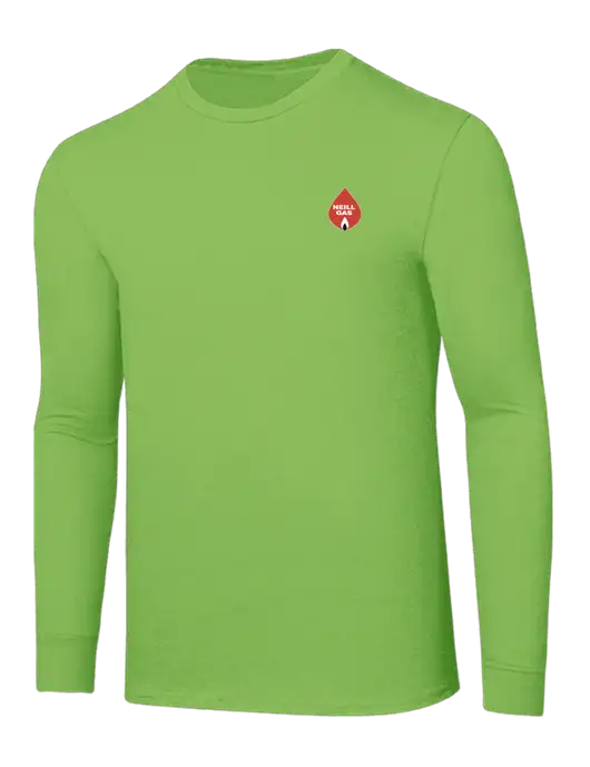 Core Blend Light Green Long Sleeve Tee w/Neill Gas Logo