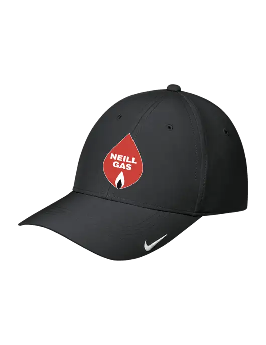 Nike Black Dri-FIT Legacy Cap w/Neill Gas Logo