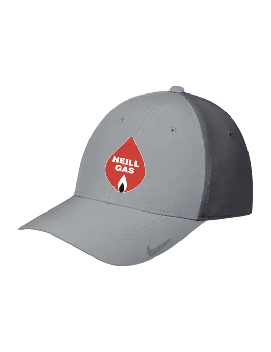 Nike Light Grey/Dark Grey Dri-FIT Legacy Cap w/Neill Gas Logo