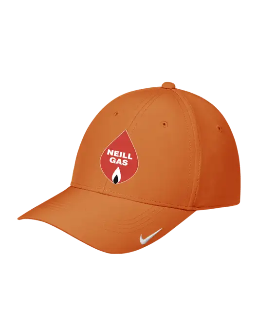Nike Burnt Orange Dri-FIT Legacy Cap w/Neill Gas Logo