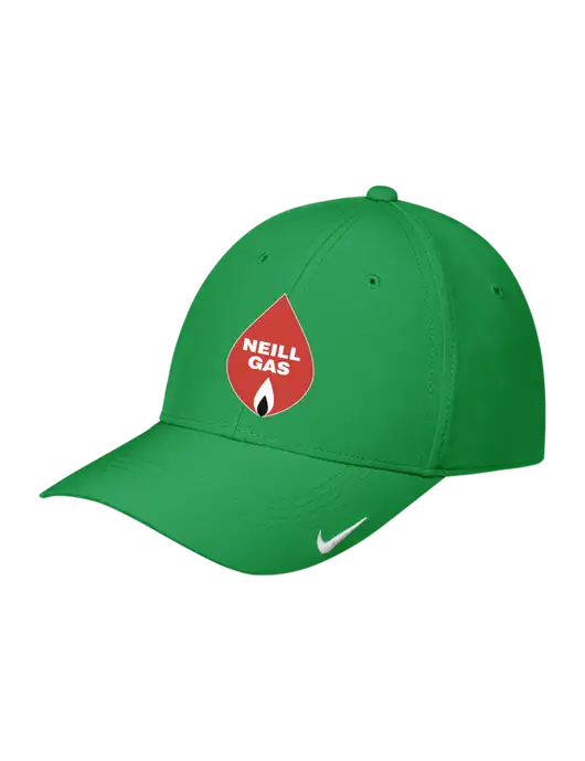 Nike Kelly Green Dri-FIT Legacy Cap w/Neill Gas Logo