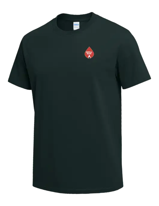 Dark Green Heavyweight 6.1 oz T-Shirt w/Neill Gas Logo