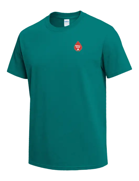 Teal Heavyweight 6.1 oz T-Shirt w/Neill Gas Logo