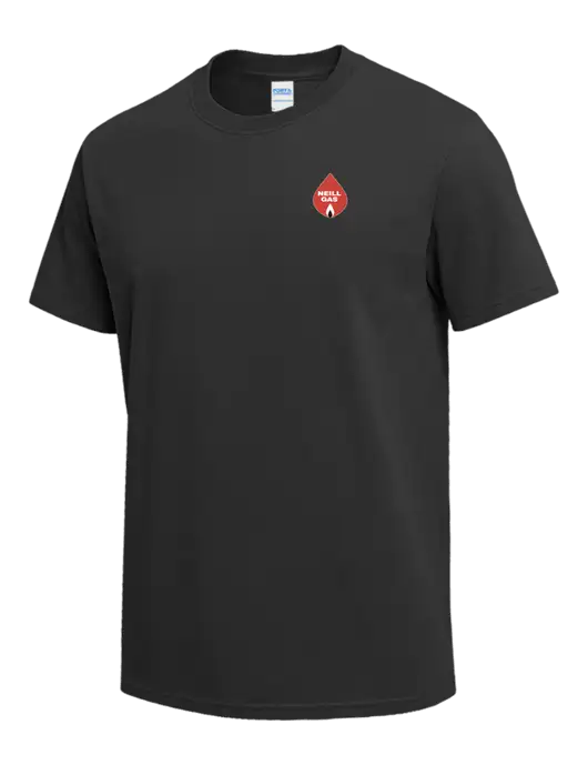 Charcoal Heavyweight 6.1 oz T-Shirt w/Neill Gas Logo
