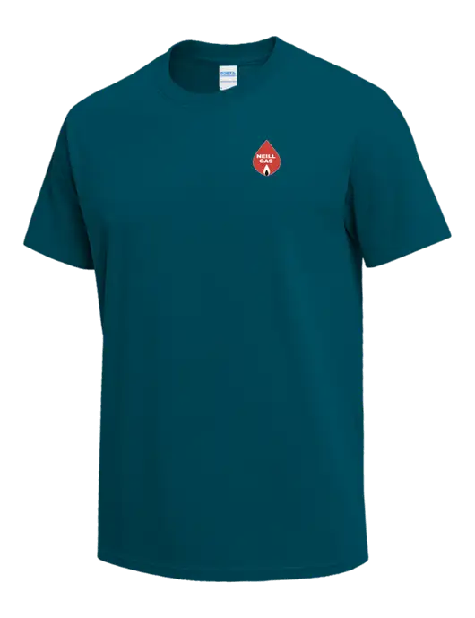 Dark Sapphire Heavyweight 6.1 oz T-Shirt w/Neill Gas Logo