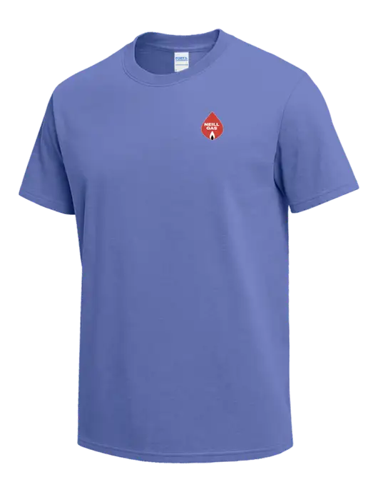 Light Purple Heavyweight 6.1 oz T-Shirt w/Neill Gas Logo