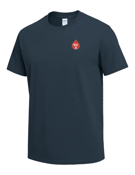 Dark Slate Blue Heavyweight 6.1 oz T-Shirt w/Neill Gas Logo