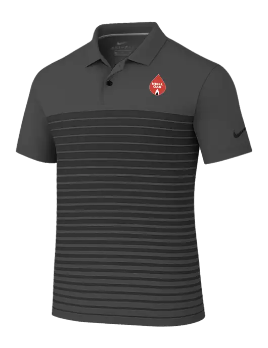 Nike Dark Grey Dri-FIT Vapor Block Polo w/Neill Gas Logo