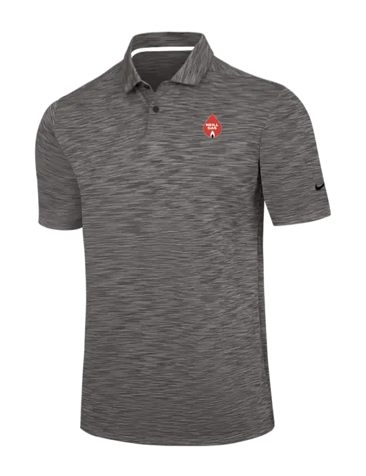 Nike Dark Grey Dri-FIT Vapor Space Dyed Polo w/Neill Gas Logo