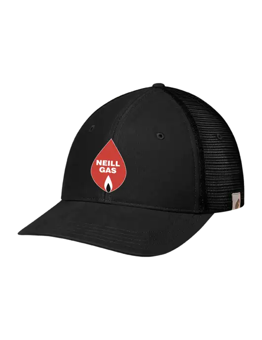 Carhartt Black Canvas Trucker Cap w/Neill Gas Logo