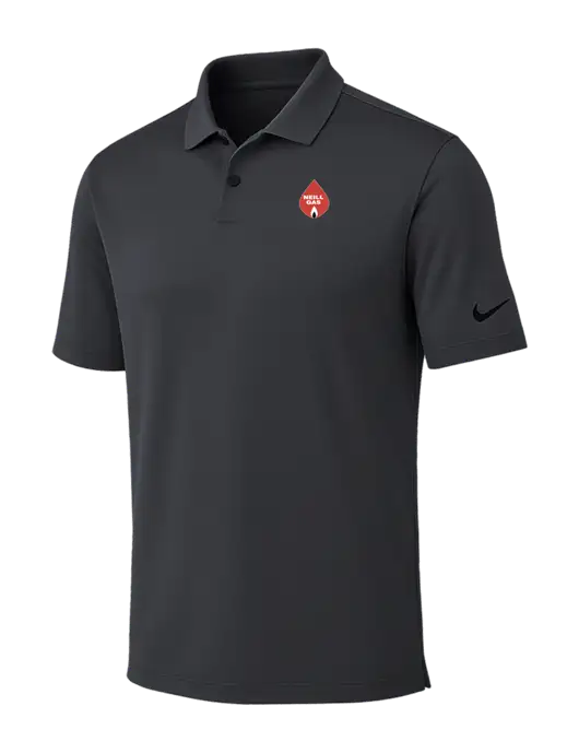 Nike Dark Grey Dri-FIT Vapor Polo w/Neill Gas Logo