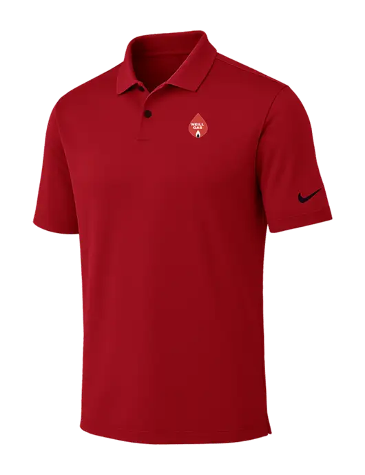 Nike Red Dri-FIT Vapor Polo w/Neill Gas Logo
