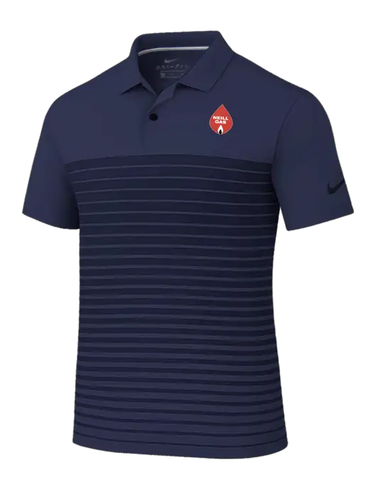 Nike Navy Dri-FIT Vapor Block Polo w/Neill Gas Logo