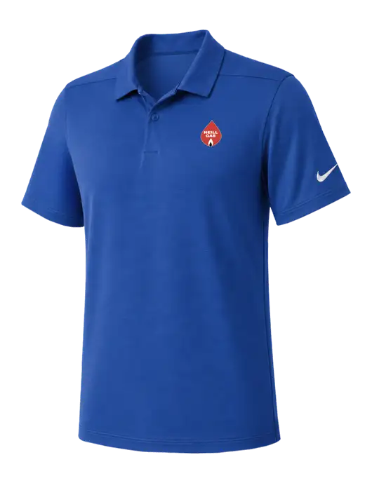 Nike Dark Royal Dry Essential Solid Polo w/Neill Gas Logo