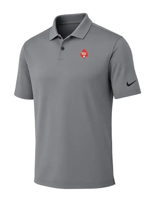 Nike Medium Grey Dri-FIT Vapor Polo w/Neill Gas Logo