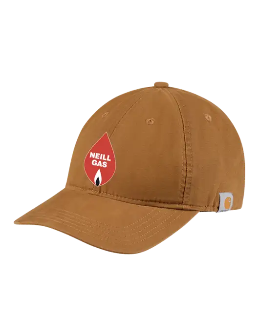 Carhartt Light Brown Cotton Canvas Cap w/Neill Gas Logo