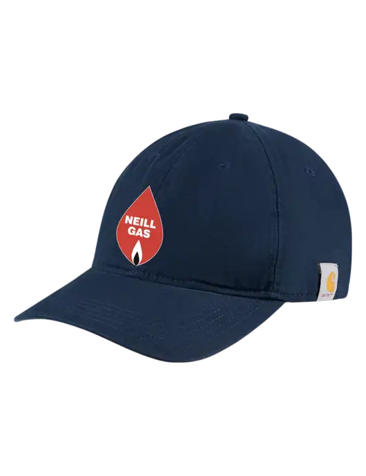 Carhartt Navy Cotton Canvas Cap w/Neill Gas Logo
