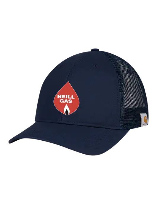 Carhartt Navy Trucker Rugged Pro Series Cap w/Neill Gas Logo