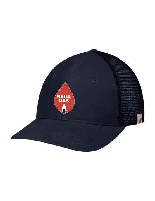 Carhartt Navy Canvas Trucker Cap w/Neill Gas Logo