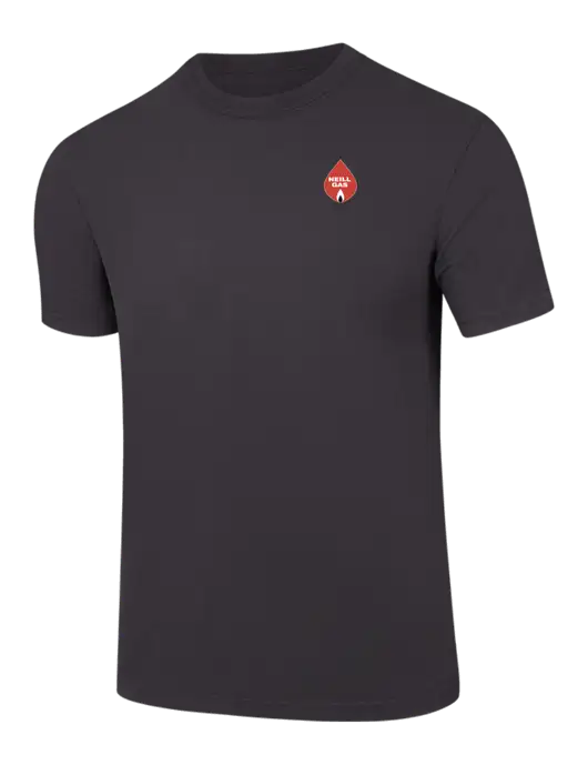 Comfort Colors 6.1 oz Dark Grey Heavyweight Ring Spun T-Shirt w/Neill Gas Logo