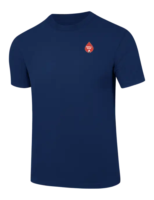 Comfort Colors 6.1 oz Dark Navy Heavyweight Ring Spun T-Shirt w/Neill Gas Logo