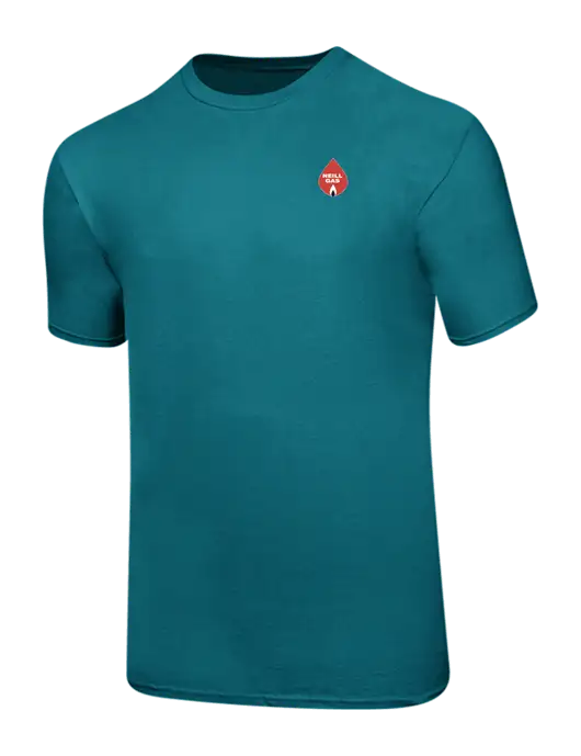 Ring Spun Teal 4.5 oz T-Shirt w/Neill Gas Logo
