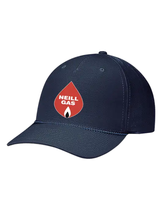 Richardson Laser Perf Performance Dark Navy/Navy-Grey-Blue Rope Cap w/Neill Gas Logo