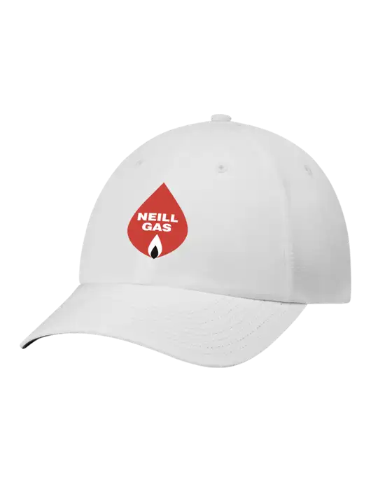 Richardson Relaxed Performance Lite White Cap w/Neill Gas Logo