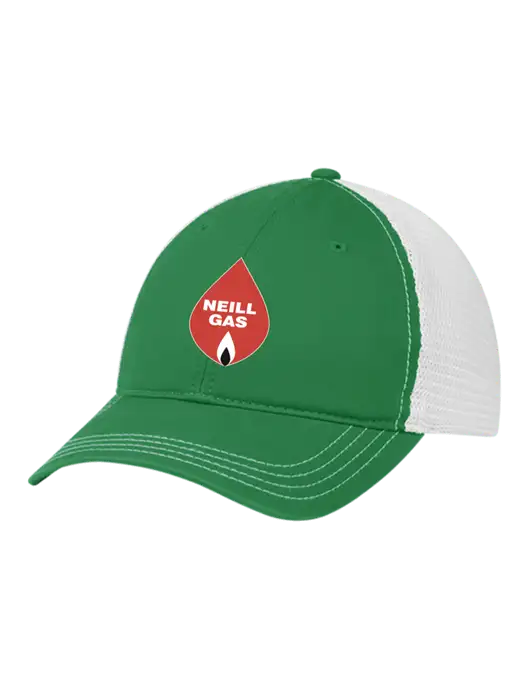 Richardson 111 Garment Washed Trucker Cap Kelly w/White Mesh w/Neill Gas Logo