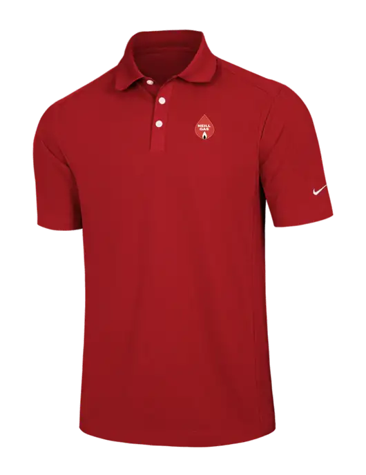 Nike Red Dri-FIT Classic Polo w/Neill Gas Logo