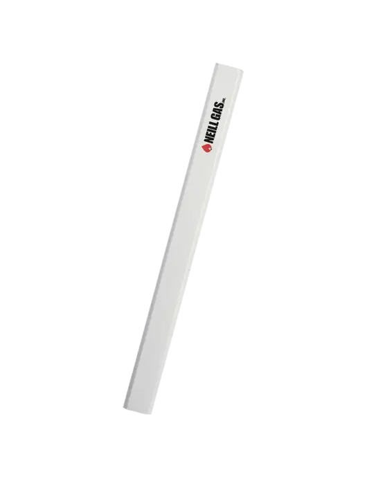 White Carpenter Pencil w/Neill Gas Logo