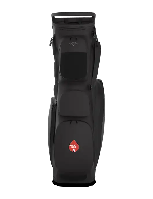 Callaway Fairway 14 Black Stand Golf Bag w/Neill Gas Logo