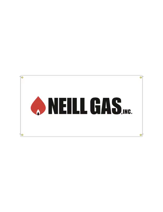 	Neill Gas Vinyl Banner, 72" x 36"