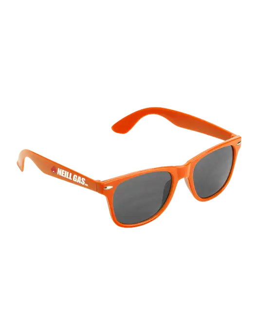 Daytona Orange Sunglasses w/Neill Gas Logo
