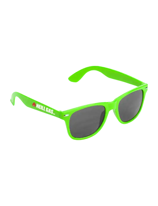 Daytona Light Green Sunglasses w/Neill Gas Logo