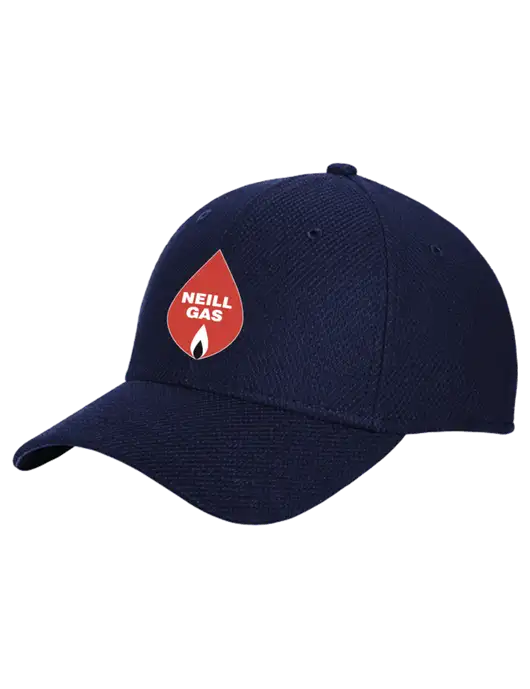 New Era Diamond Era Dark Navy Stretch Cap w/Neill Gas Logo