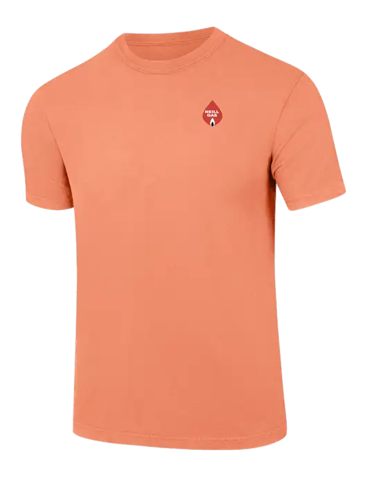 Comfort Colors 6.1 oz Orange Heavyweight Ring Spun T-Shirt w/Neill Gas Logo