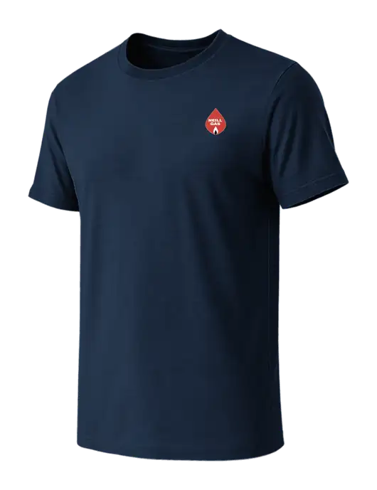 BELLA+CANVAS Navy CVC Short Sleeve Tee w/Neill Gas Logo