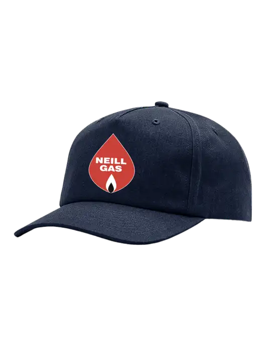 Richardson 5-Panel Navy Relaxed Gramps Cap w/Neill Gas Logo