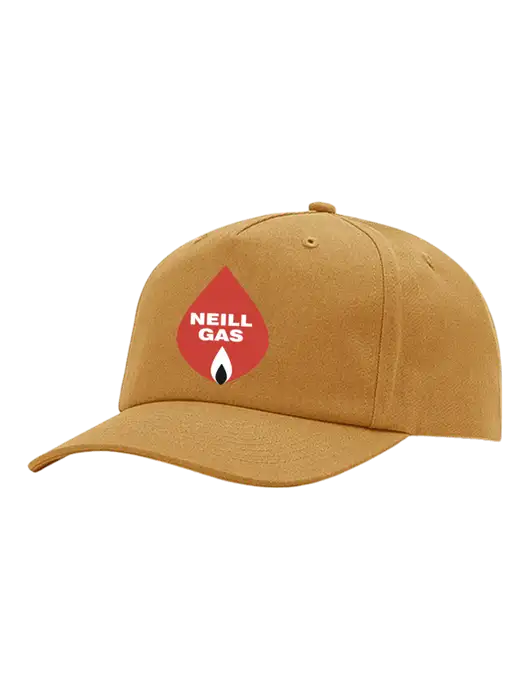 Richardson 5-Panel Gold Yellow Relaxed Gramps Cap w/Neill Gas Logo